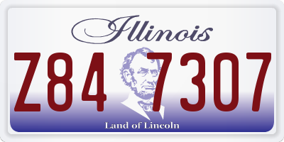IL license plate Z847307