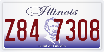 IL license plate Z847308