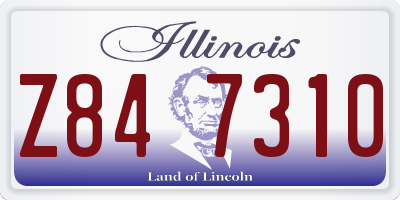 IL license plate Z847310