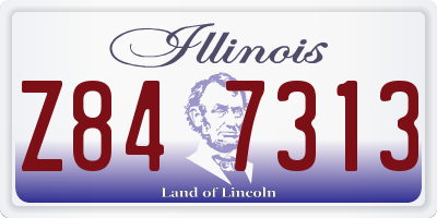IL license plate Z847313
