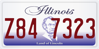 IL license plate Z847323