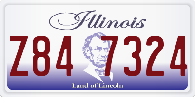 IL license plate Z847324