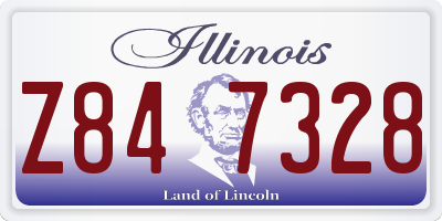 IL license plate Z847328