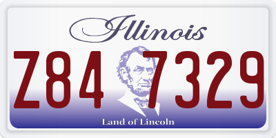 IL license plate Z847329