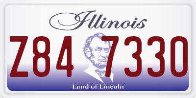IL license plate Z847330