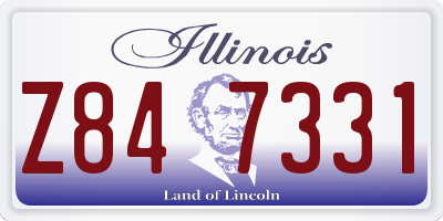 IL license plate Z847331