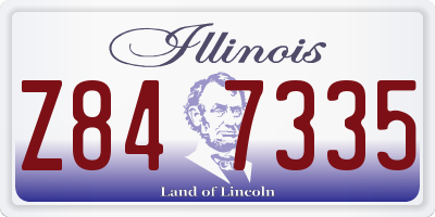 IL license plate Z847335
