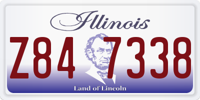 IL license plate Z847338