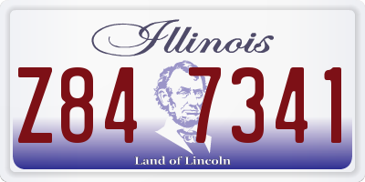 IL license plate Z847341