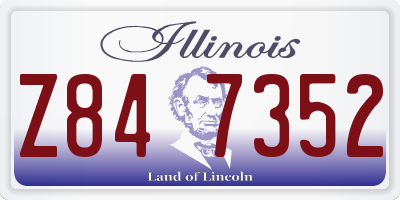 IL license plate Z847352