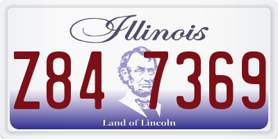 IL license plate Z847369