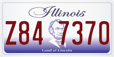 IL license plate Z847370
