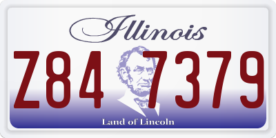 IL license plate Z847379