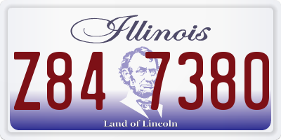 IL license plate Z847380