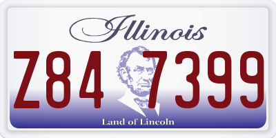 IL license plate Z847399