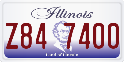 IL license plate Z847400