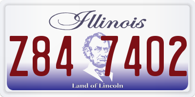 IL license plate Z847402