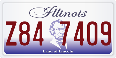 IL license plate Z847409