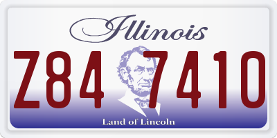 IL license plate Z847410