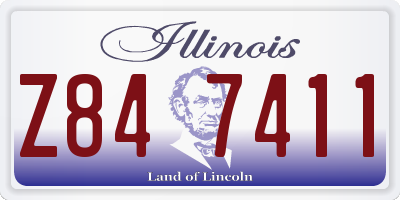 IL license plate Z847411