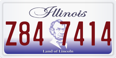 IL license plate Z847414