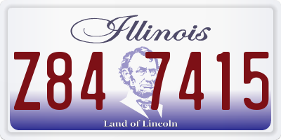 IL license plate Z847415