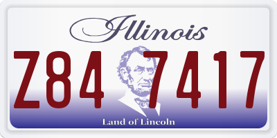 IL license plate Z847417