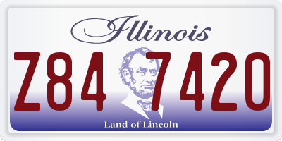 IL license plate Z847420