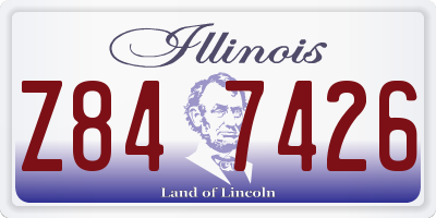 IL license plate Z847426