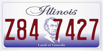 IL license plate Z847427