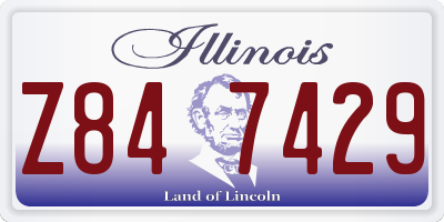 IL license plate Z847429