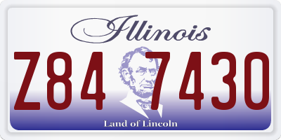 IL license plate Z847430