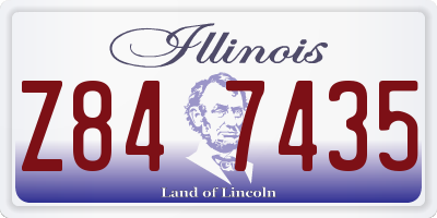 IL license plate Z847435