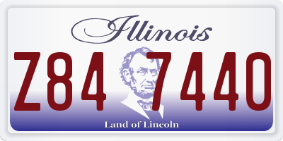 IL license plate Z847440
