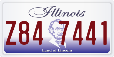 IL license plate Z847441