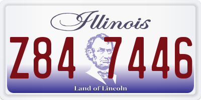 IL license plate Z847446