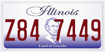 IL license plate Z847449