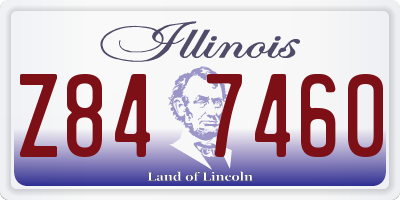 IL license plate Z847460