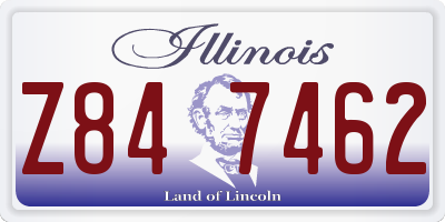 IL license plate Z847462