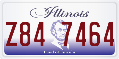 IL license plate Z847464
