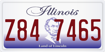 IL license plate Z847465
