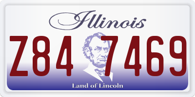 IL license plate Z847469