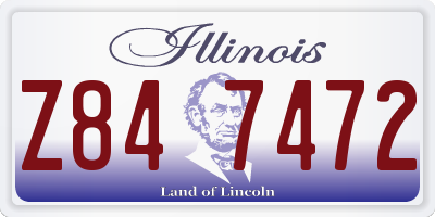 IL license plate Z847472