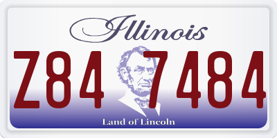 IL license plate Z847484