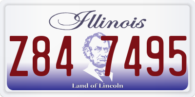 IL license plate Z847495