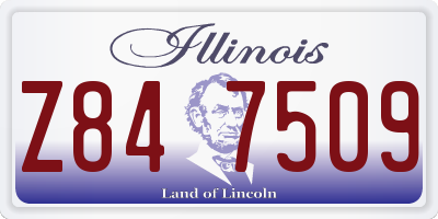 IL license plate Z847509