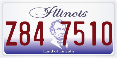 IL license plate Z847510