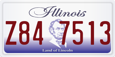 IL license plate Z847513