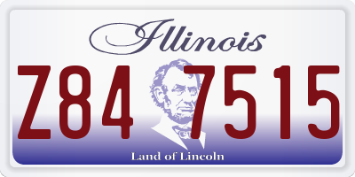 IL license plate Z847515