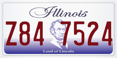 IL license plate Z847524